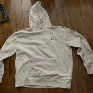 polo ralph lauren white hoodie